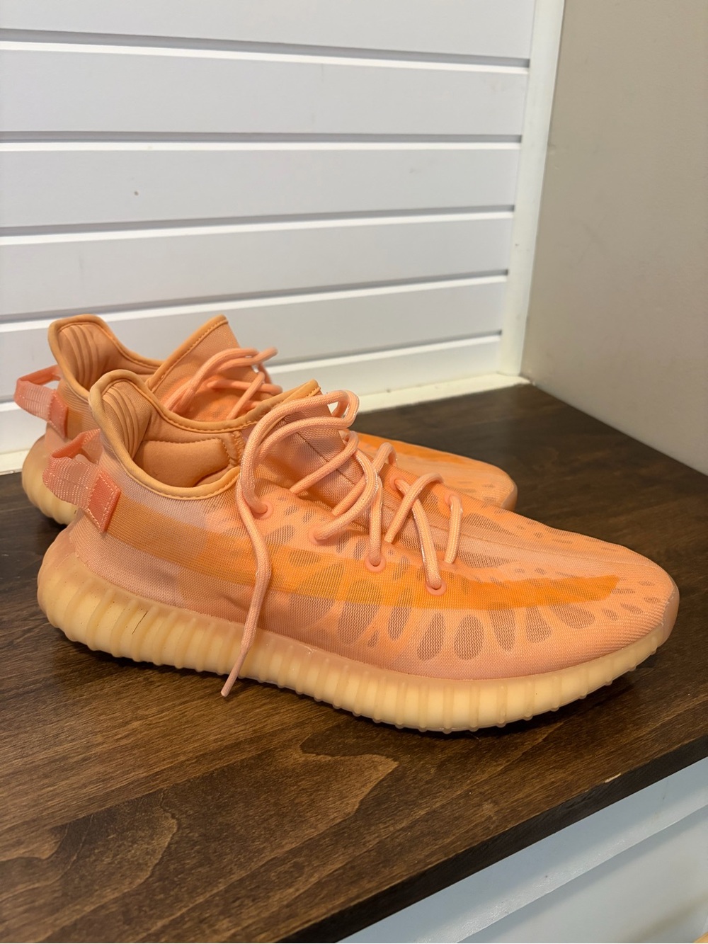 adidas Men's Peach/Orange Athletic Sneakers
